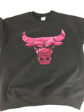 Bulls BLK/Pink T-shirt - HatsbyWill
 - 1