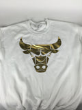 Bulls Wht/Gold T-shirt - HatsbyWill
 - 1