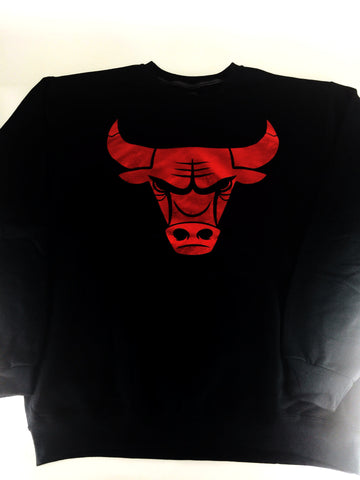 Bulls Crim Red T-shirt - HatsbyWill
