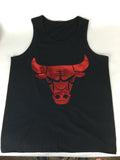 Bulls red/blk Tank top - HatsbyWill
 - 1