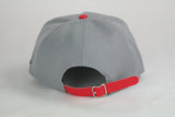 Caps Grey red brim Snapback - HatsbyWill
 - 4