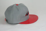 Caps Grey red brim Snapback - HatsbyWill
 - 5