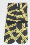 Black gold chain Socks - HatsbyWill
 - 2