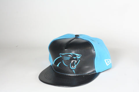 Panthers 3/4 Leather/Blue SnapBack - HatsbyWill
 - 1