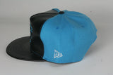 Panthers 3/4 Leather/Blue SnapBack - HatsbyWill
 - 4