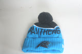 Panthers Blue/blk Beanie - HatsbyWill
 - 1