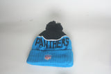 Panthers Blue/blk Beanie - HatsbyWill
 - 2