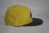 Lakers yellow leather brim Snapback - HatsbyWill
 - 2
