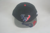 Texans black logo brim Snapback - HatsbyWill
 - 2