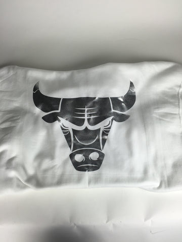 Bulls Wht/Silver T-shirt - HatsbyWill
 - 1