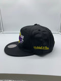 Lakers matted black SnapBack